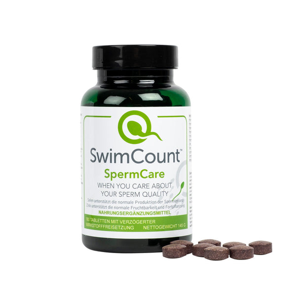 SwimCount™ SpermCare Nahrungsergänzungsmittel 90 Tagesrationen